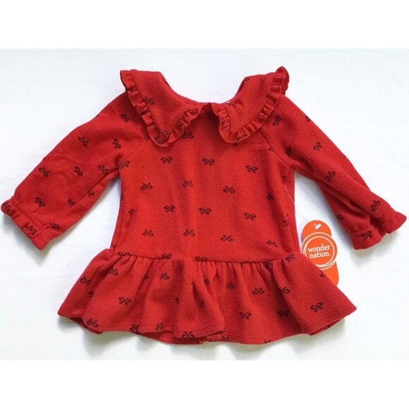 Holiday Outfits Party Dress Baby Girl 3-6 Mos. Gold Sparkly Christmas Pictures - Picture 6 of 12